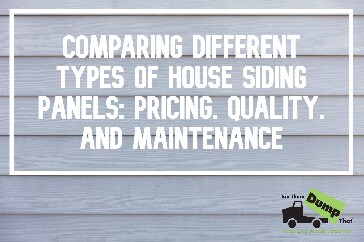 Comparing House Siding Panels